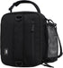 MIER Expandable Insulated Lunch Bag for Men - Portable Lunchbox with Shoulder Strap & Water Bottle Holder, Black
