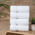 Set 4-Piece 100% (13 13 Inch) Milara Turkish Super-Plush Wash Cloths | Premium Cotton Washcloths Absorbent, Durable