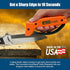 AccuSharp Knife Sharpener, Ergonomic Handle, Compact & Easy to Use, Blaze Orange