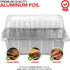 Stock Your Home Disposable Aluminum Loaf Pans with Lids, 30 Pack Foil Baking Tins