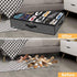Onlyeasy Under Bed Shoe Storage Organizer, 4 Pack Fit 12x4 Pairs, Underbed Solution with Sturdy Sidewall