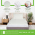 Four Seasons Essentials Twin Extra Long (XL) Size Waterproof Mattress Protector - Cooling Viscose Derived from Bamboo