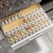 AMBIRD Bamboo Spice Drawer Organizer with Non-slip Mat,4 Tier - 2 Set