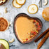 TXIN Love Heart Shape Springform Pan, Mini 4 Inches Non-Stick Carbon Steel Cake Pan, Set of 2