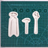 Hand Tools Chocolate Silicone Molds, 3 Packs Large Hammer Wrenches Pliers Baking Molds for Cake Decoration