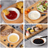 6 Pack Ceramic Dip Bowls, 3 OZ White Soy Sauce Dishes for Serving Tomato Sauce, Soy, BBQ Party Supplies