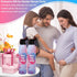2 Packs, 10ft Large Gender Reveal Smoke Bombs Pink & Blue Biodegradable Powder Spray for Baby Boy or Girl Reveal