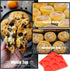 Hamburger Bun Molds 2 Pack, Silicone Baking Pans, 4 Inch Muffin Top Pan for Mini Cakes