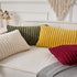 14x24 Inch Set 1 UGASA Lumbar Throw Pillow Cover of Super Soft Faux Fur Decorative Pillow Case Plush Flannel Texture
