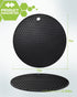 Wapodeai 2pcs Silicone Mats for Kitchen Counter, Pot Holders, Trivets, Hot Pads, Flexible and Easy to Wash