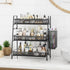 Countertop 3 Counter EKNITEY Bathroom Organizer Shelf - Tier Spice Rack Metal Makeup Rack Small Coffee Station