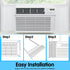 Air Jade Adjustable Window Air Conditioner Side Panels with Frame, Pack of 2 for 14,000 to 22,000 BTU Units