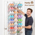 30 Closet, 10-Tier UVIAHOMI Pairs Over the Door Shoe Organizer, Breathable Mesh Pocket Hanging Shoe Storage for Door