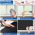 Blackout Curtains for Bedroom, 39" x 58" Portable Blinds with 20 Sets Hooks & Loops for 100% Blackout
