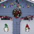 Christmas Reflective Car Magnets, 20PCS Magnet Stickers Set with Gnomes and Colorful Bulb Lights