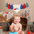RSOLIET 1st Big One High Chair Banner - Birthday Fishing Decor