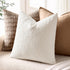 Pack 2, 22 22 Inch, Cozy EMEMA of x Textured Boucle Throw Pillow Covers Soft Accent Solid Cushion Cases Decorative