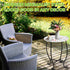 Taofwter 14" Side Tables for Patio, Indoor Outdoor Metal Side Table for Poolside Bistro Balcony Yard Porch Bedside