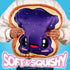 Scentco Smillows - Patented Gourmet Scented Stuffed Plush Pillows (Grape Jelly)- Accent, Throw, Decorative, Fun Pillows