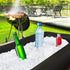 Ice Buffet Serving Tray Drink Cooler with Drain Plug, Inflatable Ice Serving Buffet Bar for Parties Food 52 x 24 x 5''