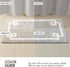 Madison Park Evan 100% Cotton Bathroom Rug, Non-Slip Backing, Luxurious Tufted Plush Bath Mat, 24x72, Grey