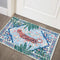 Tropical Jungle Rugs - 2x3 Faux Wool Botanical Boho Throw Rug for Bathroom Kitchen Indoor Entryway