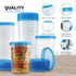 Tafura Soup Freezer Containers, 32 Oz 10 Pack with Twist Top Lids, Reusable Plastic Food Storage Containers