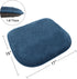 Blue Foam Seat Cushions Kitchen Chairs Pads for Dining Chairs Non Slip Office Seat Cushions Washable U Shaped Soft Thick Large Metal Wooden Chair Cushions,17" x 15" by PAGGED