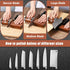 Rolling Knife Sharpener Tool, Gusneck Professional Knife Sharpener for Kitchen Knives, Magnetic Angles Support