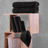 6 Set 2 2 2 Hawmam Linen Black Piece Bath Towels for Bathroom Original Turkish Cotton Soft, Absorbent and Premium Bath