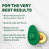 Food Huggers 2pc Silicone Avocado Huggers, Reusable Savers with Pit Storage, Large & Small, BPA Free