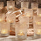 48 Packs Votive Candle Holders, Clear Tea Lights Candle Holders Bulk Tealight