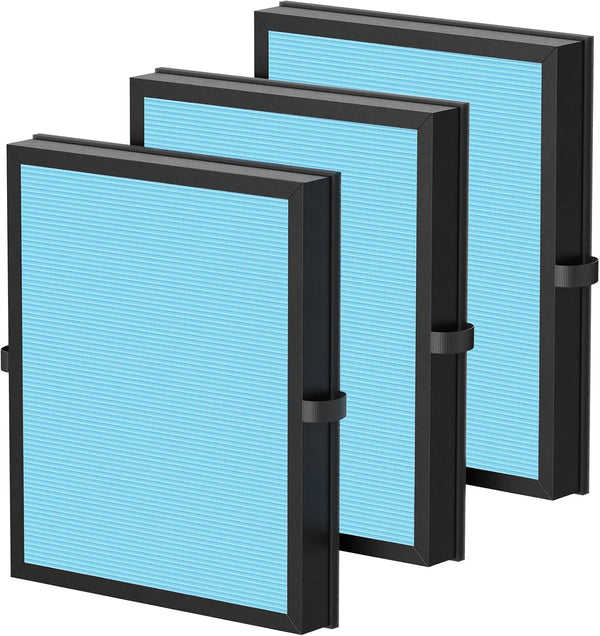 iSingo 3 Pack Air Filter Replacement for MK-04 MG-04JH Air Purifier, 4-Layers H13 True HEPA Filter