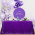 B-COOL Sequin Tablecloths, Purple Glitter Mermaid Table Cloths for Halloween Parties, 50x50inch