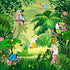 6 Pieces Tropical Parrot Birds Honeycomb Paper Cutouts - Hanging Luau Party Decorations for Summer Events