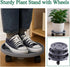 Tulpeed 5 Pack 12 Inch Rolling Plant Stand with Wheels Plant Caddy with Wheels Heavy Duty Plant Dolly Roller Base