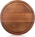 Round Acacia Wood Cutting Boards for Kitchen - Best Wooden Charcuterie Boards and Pizza Cutting Board