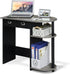 Furinno Go Green Home Laptop Computer Desk/Table with 2 Drawer Bins, French Oak Grey/Black