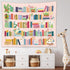Homewelle Reading Tapestry Modern Wall Art 59Wx51H Inch Unique Books Bookshelf Library