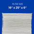 AprilAire 501 Replacement Filter for 5000 Whole-House Air Purifier - MERV 15, 16x25x6 (Pack of 1)