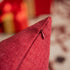 Home Brilliant 12x20 Lumbar Pillow Covers, Dark Red Cushion Covers for Kids Room, 2 Pack, Burgundy Linen