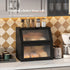 Countertop STDDRE Bread Box for Kitchen Bin Double Layer Bread Box Storage Container Extra Large Capacity with Diamond