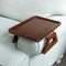 Shamrock Home Bamboo Trayble Couch Arm Table, Clip On Tray Sofa Table