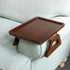 Shamrock Home Bamboo Trayble Couch Arm Table, Clip On Tray Sofa Table
