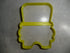 School Bus Cookie Cutter, 1 Piece, Yellow, Made in USA