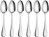 Artaste Rain Grapefruit Spoon Set of 6, 6.35-Inch, 18/10 Stainless Steel, Silver