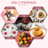 50 8 oz Mifoci Pcs Pink Plastic Dessert Appetizer Cups Clear Mini Cake Salad Cups for Party Yogurt Parfait Containers