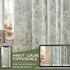 jinchan 63 Inches 2 Blackout Nursery Curtains Long, Bunny Woodland Toile Easter Decor Curtain Sage Green Animal Printed