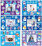 30 Packs Winter Craft Kits for Kids, Holiday DIY Picture Frame Craft
