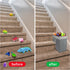 slcinwzdt Stairs,16" Stair Basket for Stairs with Handle, Staircase Baskets for Carpeted and Wooden Step Storage
